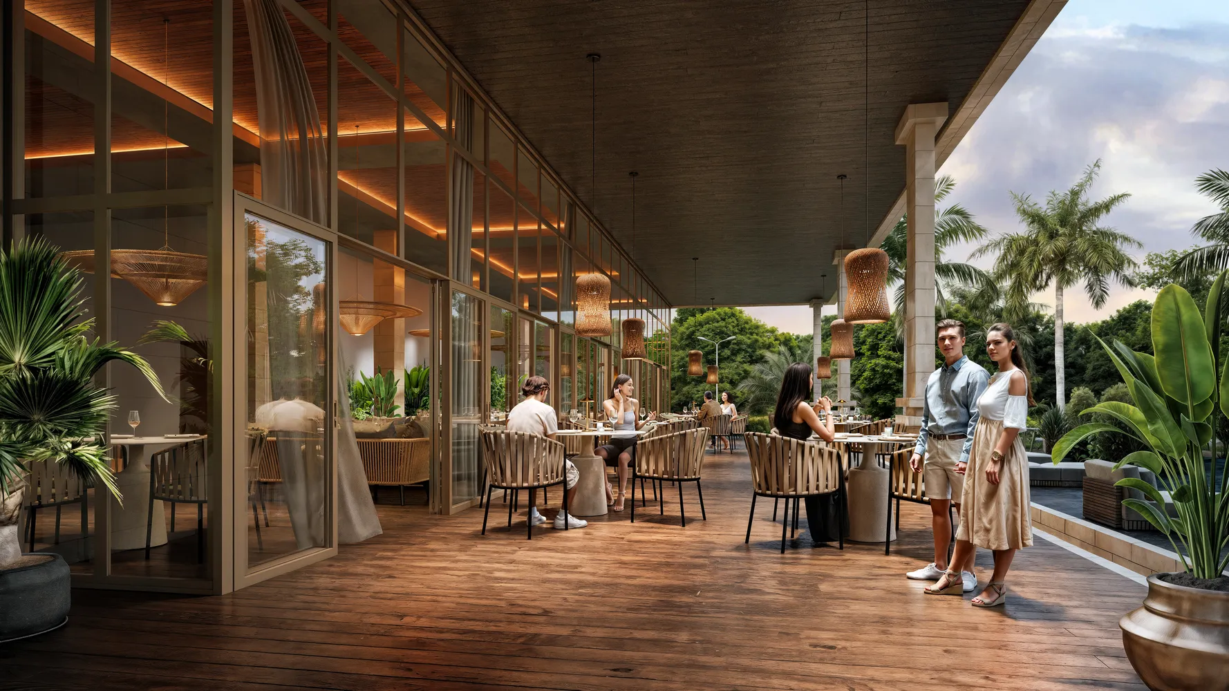 Ramada Nusa Dua — террасы и зелёные зоны